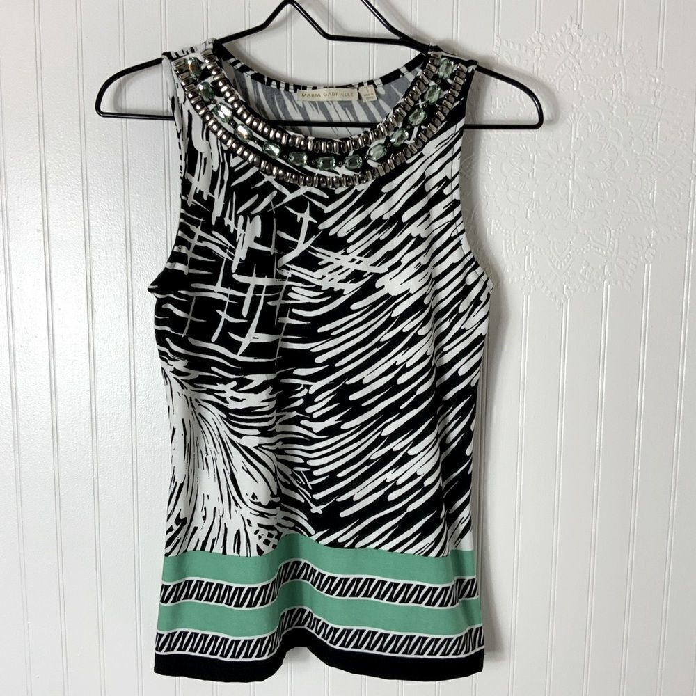 Maria Gabrielle sleeveless blouse